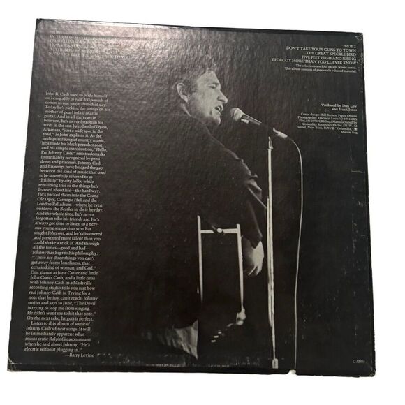 Columbia House Johnny Cash "Five Feet High And Rising - Radio station Promo 1974 - Picture 4 of 11